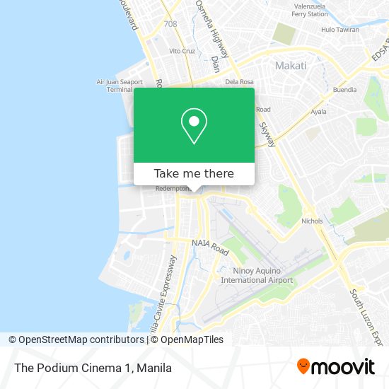 The Podium Cinema 1 map