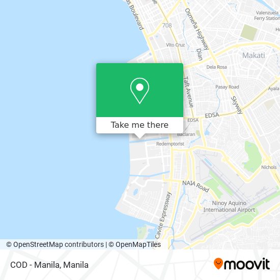 COD - Manila map