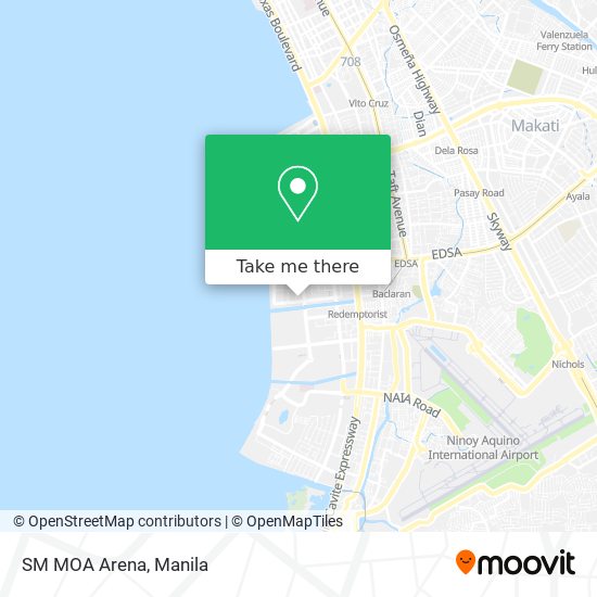 SM MOA Arena map