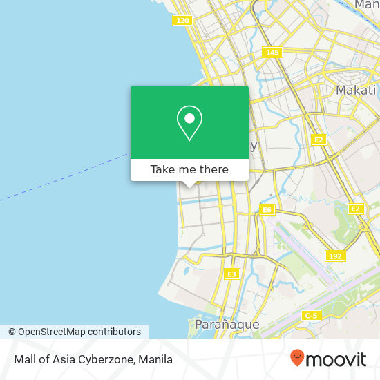 Mall of Asia Cyberzone map