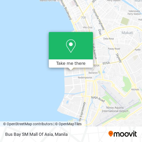 Bus Bay SM Mall Of Asia map