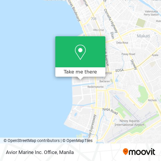 Avior Marine Inc. Office map