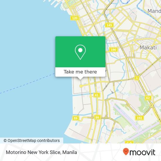 Motorino New York Slice map