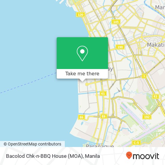 Bacolod Chk-n-BBQ House (MOA) map