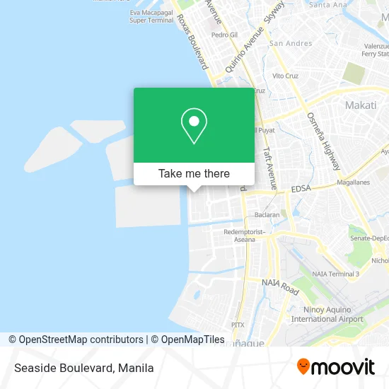 Seaside Boulevard map