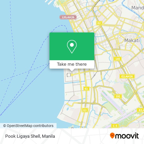 Pook Ligaya Shell map