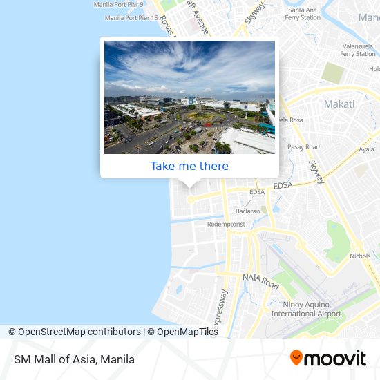SM Mall of Asia map