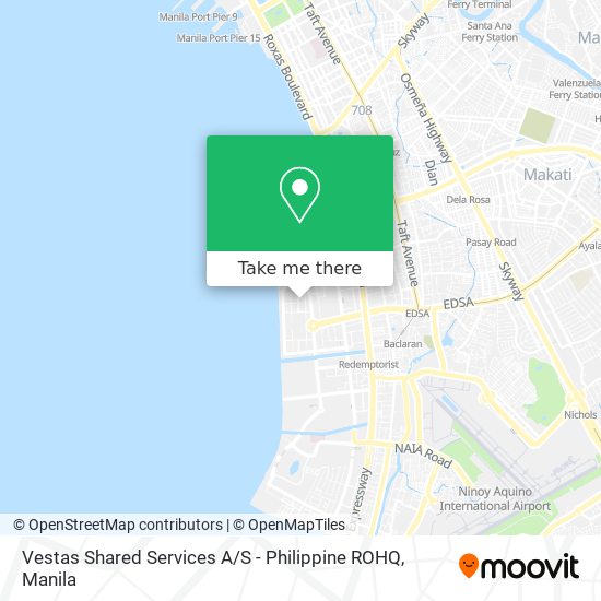 Vestas Shared Services A / S - Philippine ROHQ map