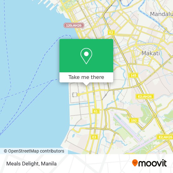 Meals Delight map