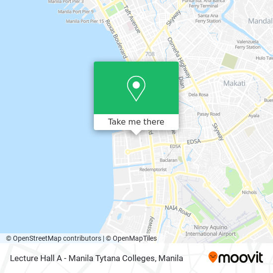 Lecture Hall A - Manila Tytana Colleges map