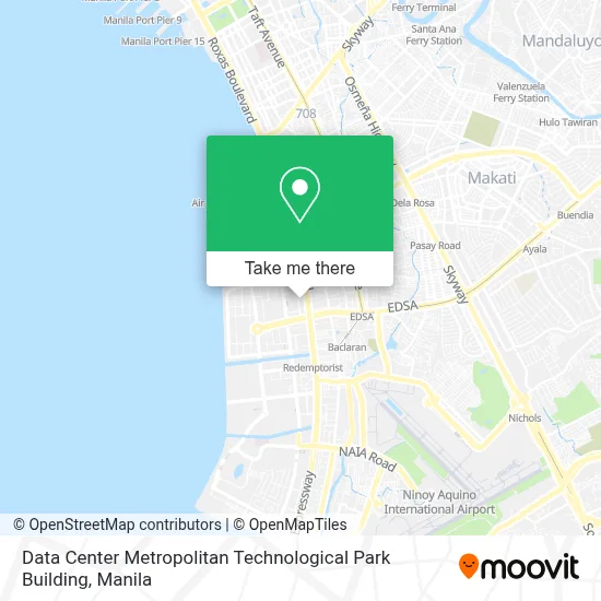 Data Center Metropolitan Technological Park Building map