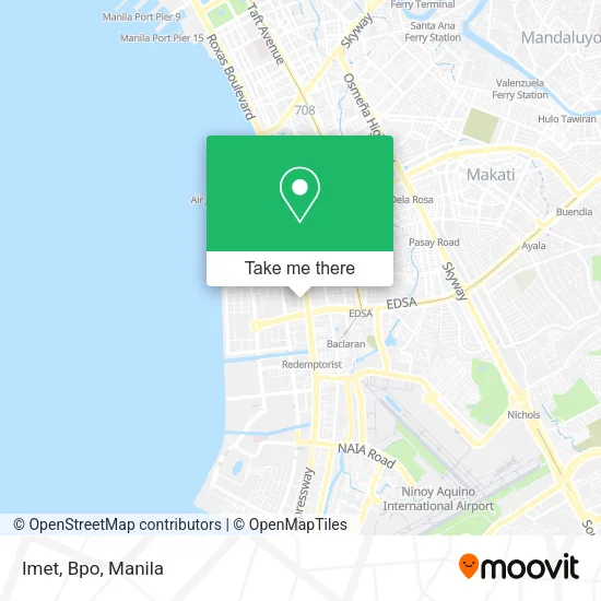 Imet, Bpo map