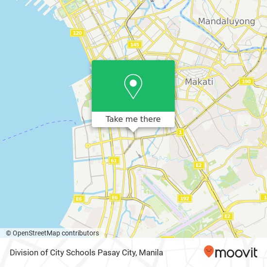 Division of City Schools Pasay City map