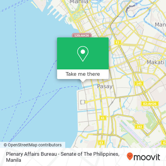 Plenary Affairs Bureau - Senate of The Philippines map