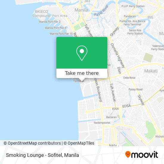 Smoking Lounge - Sofitel map