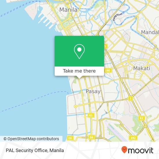 PAL Security Office map
