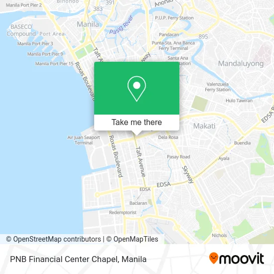 PNB Financial Center Chapel map
