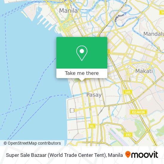 Super Sale Bazaar (World Trade Center Tent) map