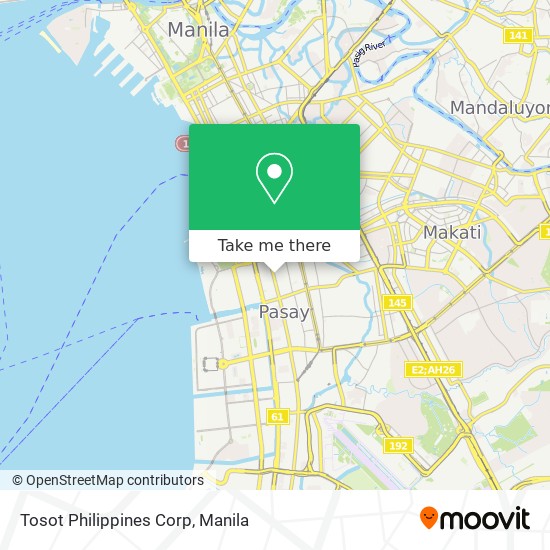 Tosot Philippines Corp map