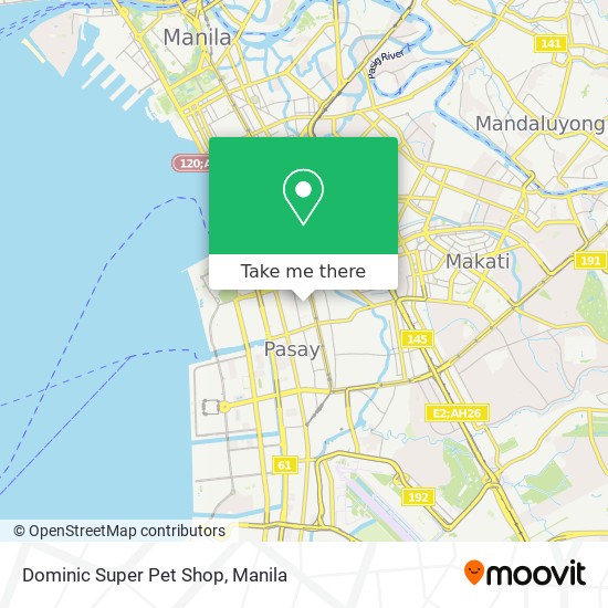 Dominic Super Pet Shop map