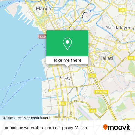 aquadane waterstore cartimar pasay map