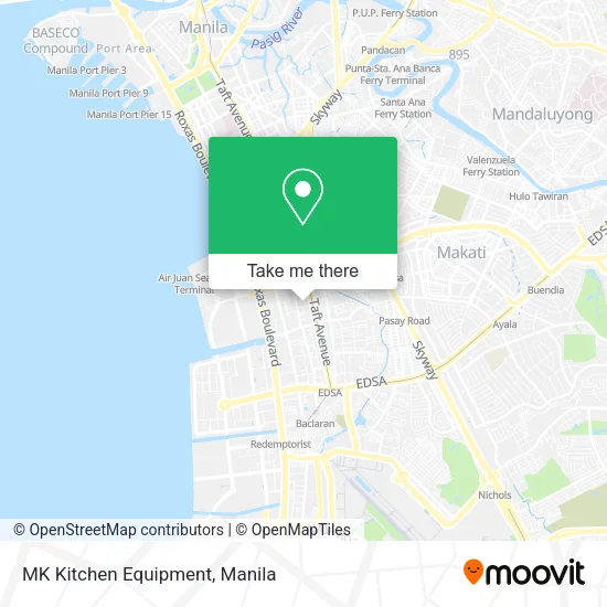 MK Kitchen Equipment map