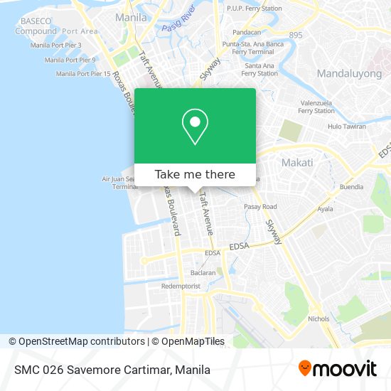 SMC 026 Savemore Cartimar map