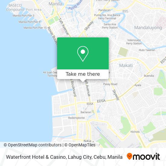 How to get to Waterfront Hotel & Casino, Lahug City, Cebu in Manila by ...