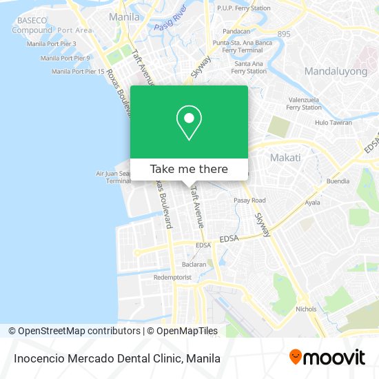 Inocencio Mercado Dental Clinic map