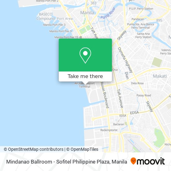 Mindanao Ballroom - Sofitel Philippine Plaza map