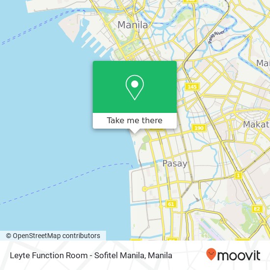 Leyte Function Room - Sofitel Manila map