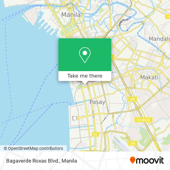 Bagaverde Roxas Blvd. map