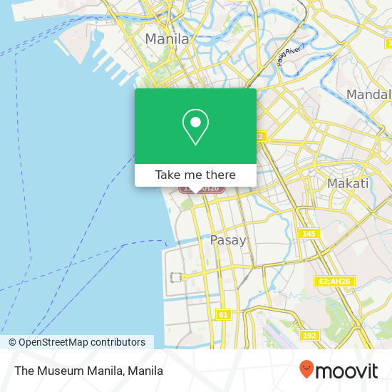 The Museum Manila map