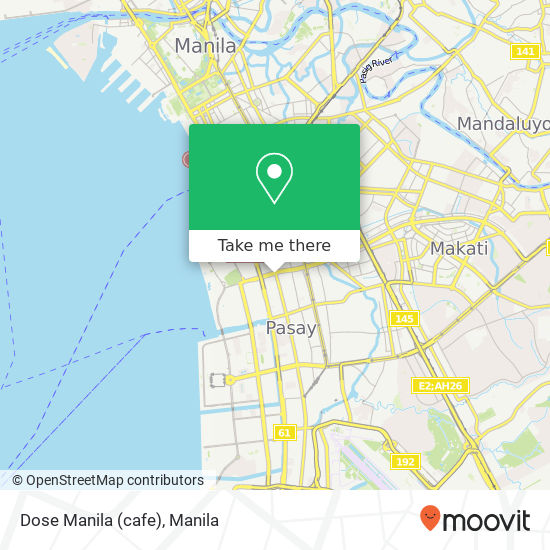 Dose Manila (cafe) map