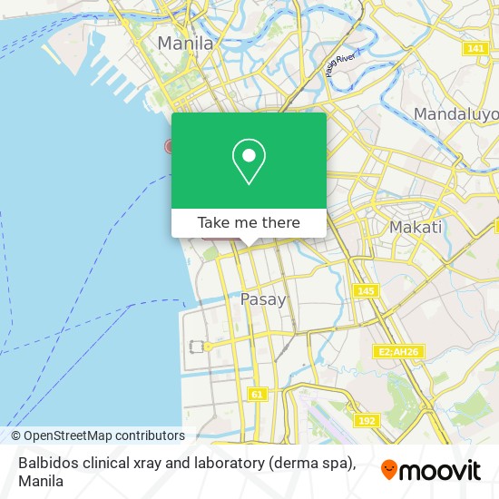 Balbidos clinical xray and laboratory (derma spa) map