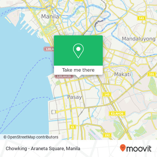 Chowking - Araneta Square map