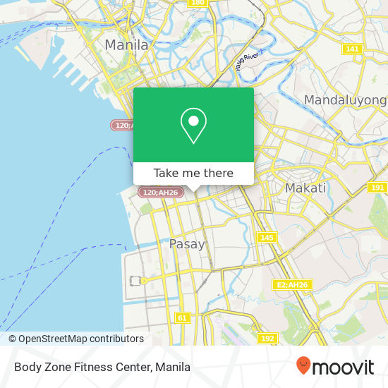 Body Zone Fitness Center map