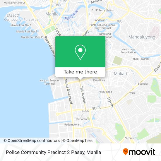 Police Community Precinct 2 Pasay map