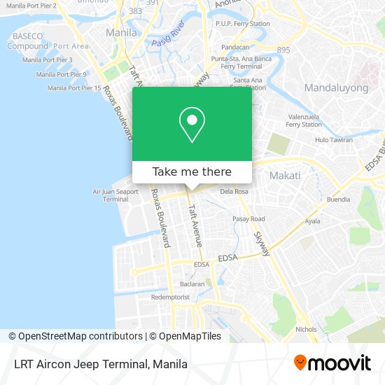 LRT Aircon Jeep Terminal map