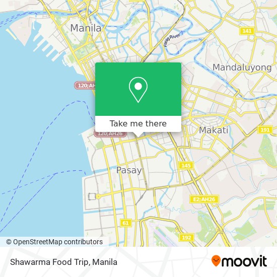 Shawarma Food Trip map