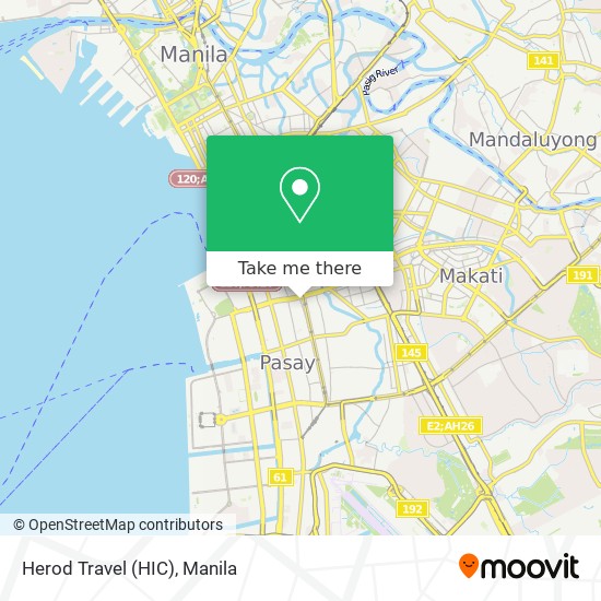 Herod Travel (HIC) map