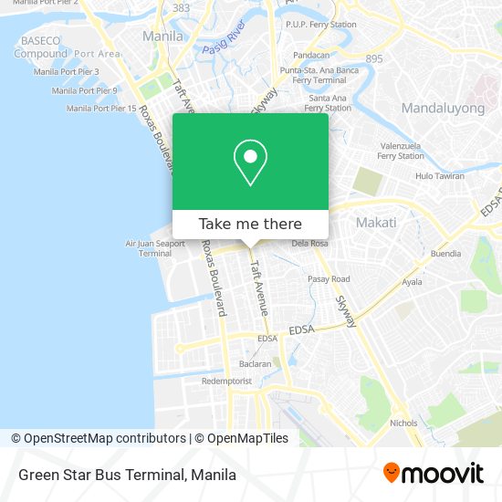 Green Star Bus Terminal map