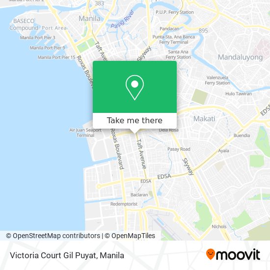 Victoria Court Gil Puyat map