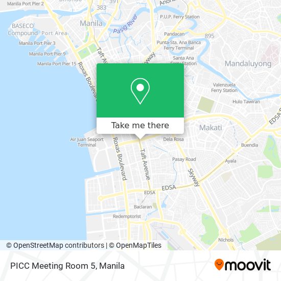 PICC Meeting Room 5 map