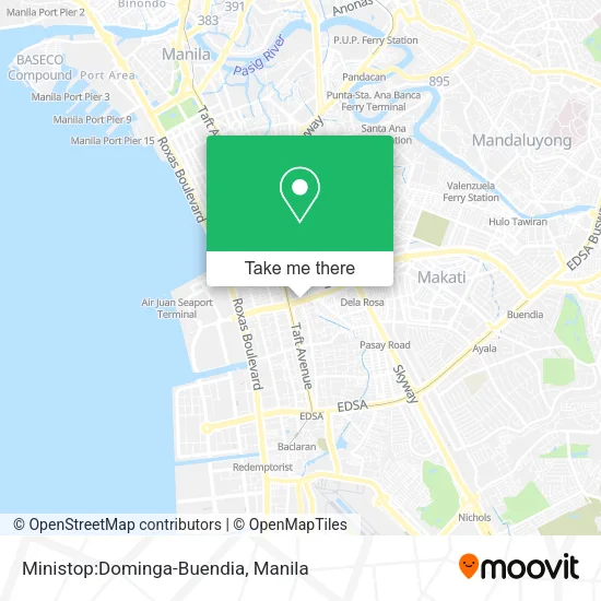 Ministop:Dominga-Buendia map