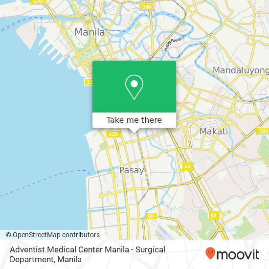 Adventist Medical Center Manila - Surgical Department map