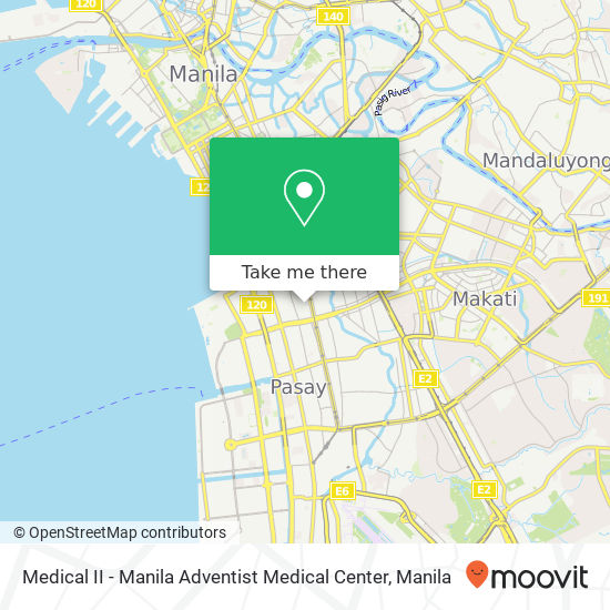 Medical II - Manila Adventist Medical Center map