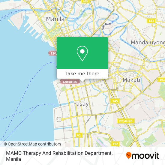 MAMC Therapy And Rehabilitation Department map