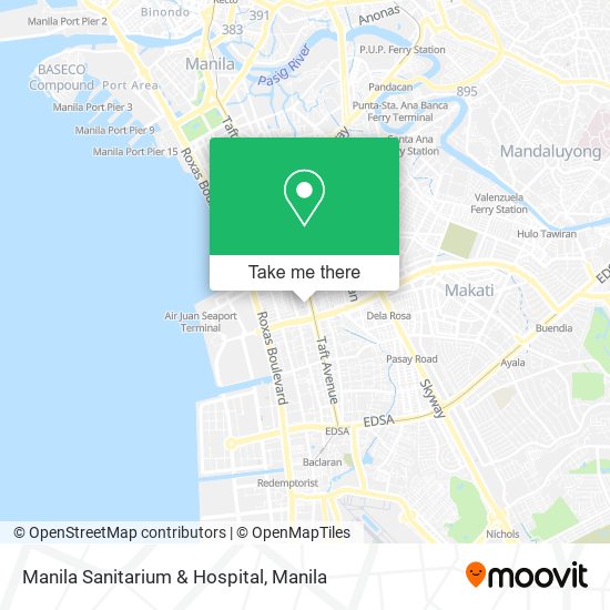 Manila Sanitarium & Hospital map