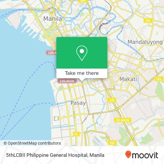 5thLCBII Philippine General Hospital map